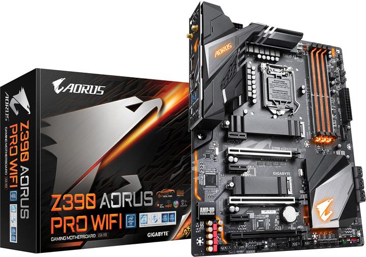 Produktbild Gigabyte Z390 Aorus Pro WiFi (LGA 1151, Intel Z390, ATX)
