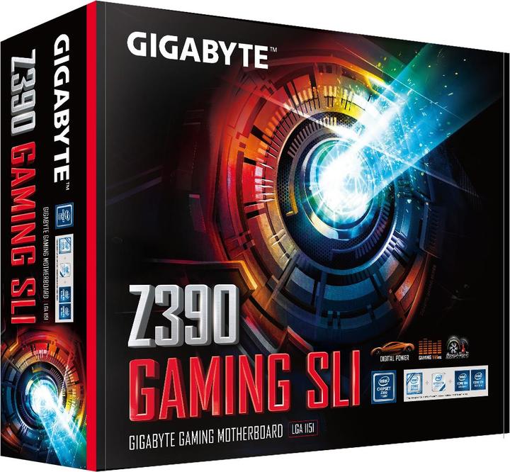 Actual product image Gigabyte Z390 Gaming SLI (LGA 1151, Intel Z390, ATX)