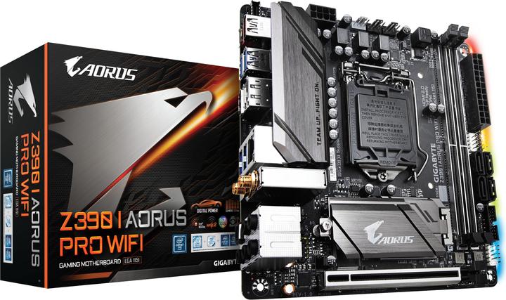Produktbild Gigabyte Z390 I Aorus Pro WiFi (LGA 1151, Intel Z390, Mini-ITX)