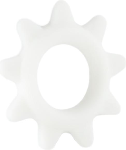 Immagine prodotto Star Piercing O-ring a stella bianco (senza ottone, Silicone)