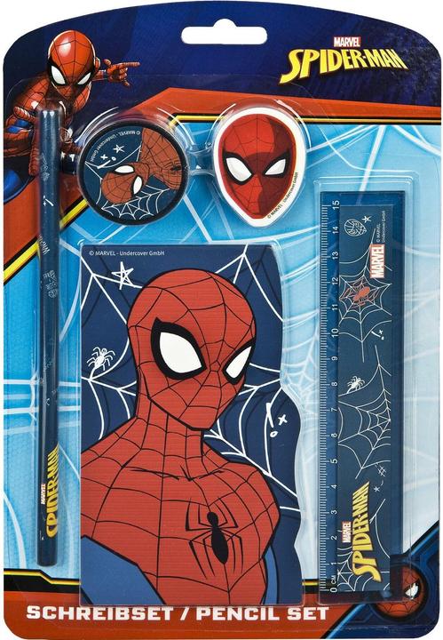 Produktbild Undercover Schreibset Spiderman 5-teilig (Dunkelblau, Rot, 5 x)