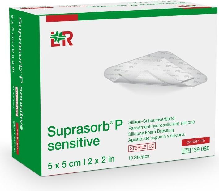Suprasorb P sensitive border lite 5x5cm (10 x)