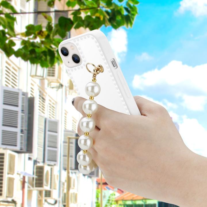 Image du produit Cadorabo Étui pour Apple iPhone 13 MINI en TPU style perles (Apple iPhone 13 mini)