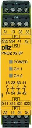 Actual product image Pilz PNOZ X2.8P Safety Relay, 24 Vac/dc