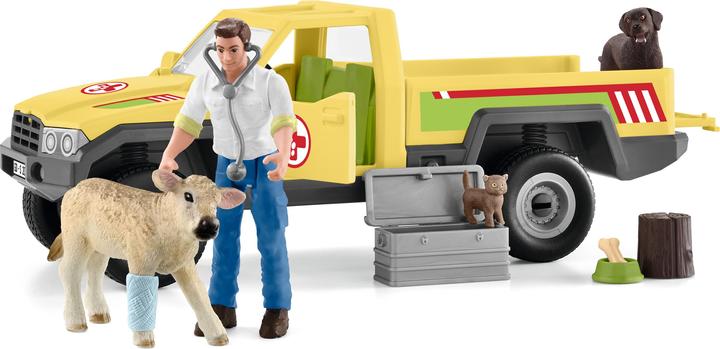 Actual product image Schleich Vet visit on the farm