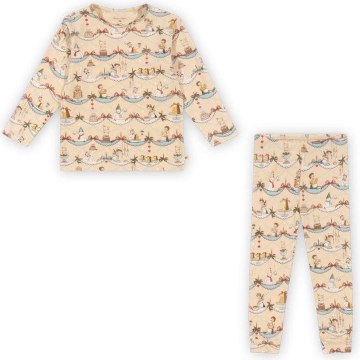 Produktbild Konges Slojd Basic Pyjama GOTS Sugar Pie (98)