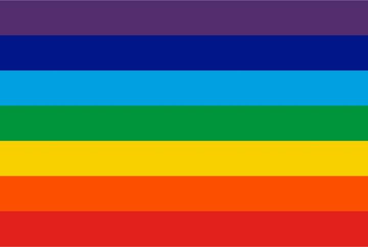 Produktbild Keller Fahnen Hissfahne «Regenbogen»
