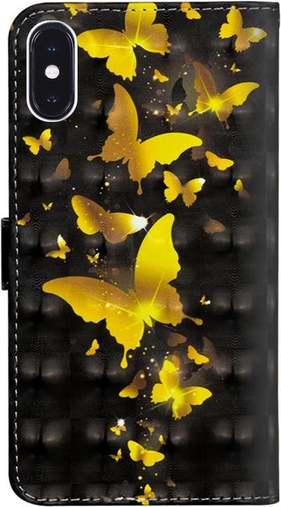 Immagine prodotto Cover-Discount Custodia per cellulare in pelle effetto glitter (Apple iPhone X, Apple iPhone XS)