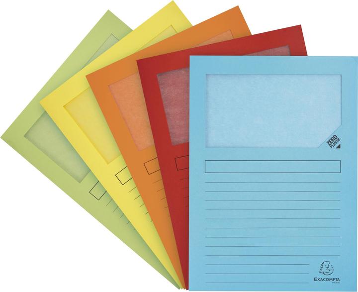 Produktbild Exacompta Aktendeckel X50550E (assortiert), 100 Stück (A4, 50 x)