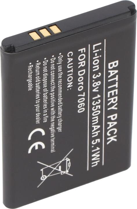 Image du produit AccuCell Batterie Doro 7060, DBS-1350A