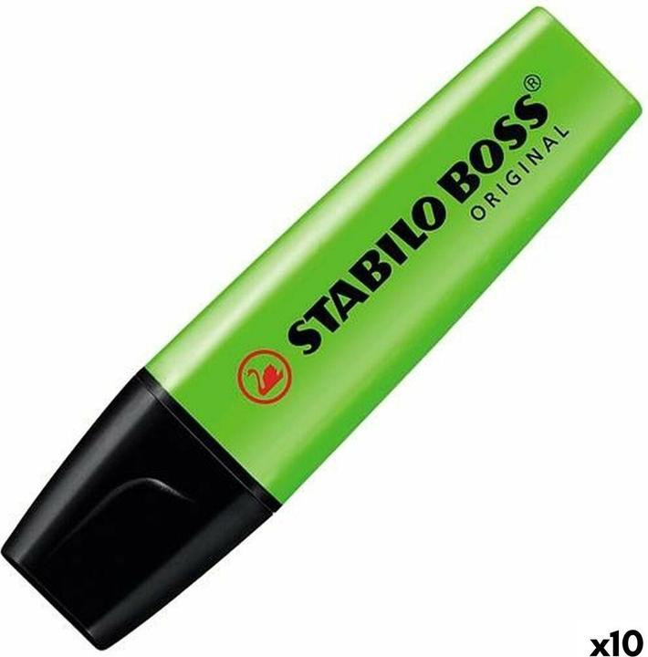 Actual product image STABILO Highlighter Boss Original (Yellow green, 5 mm, 10 x)