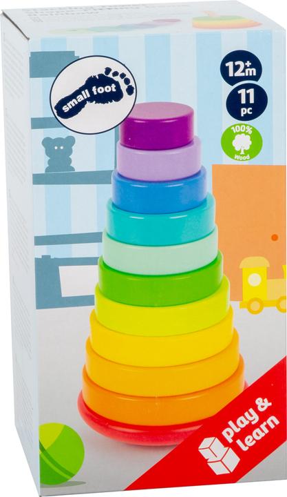 Produktbild small foot Stapelturm Regenbogen