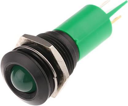 Produktbild Rs Pro LED erhaben 16mm sw 230VAC/115Vdc grün