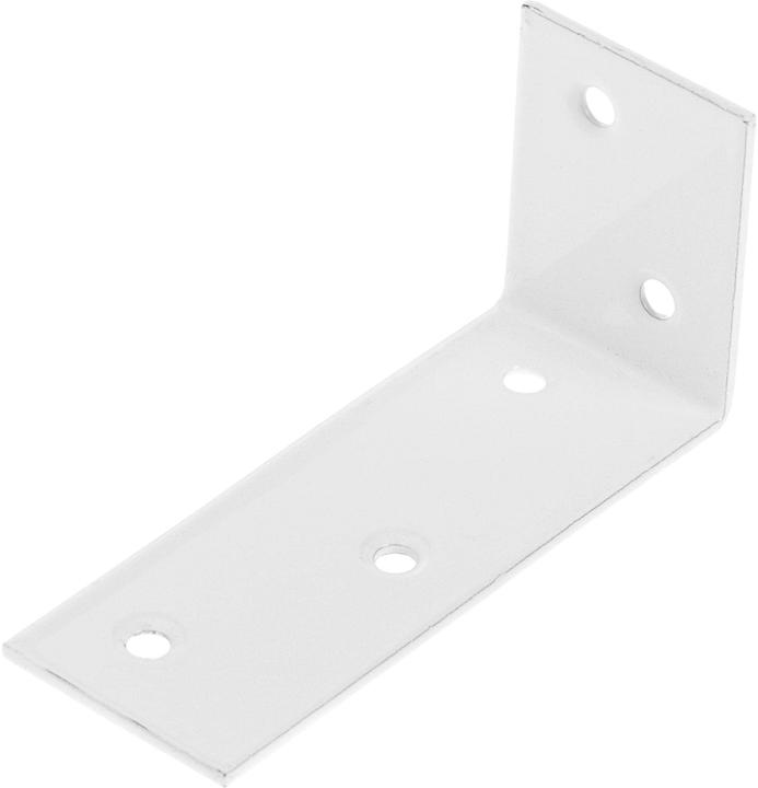 Struct Konstruktionswinkel 40 x 80 x 30 mm, Weiss (Eckverbinder, 1 Stk.)