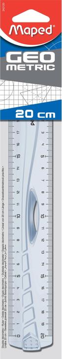 Productafbeelding Maped Platte meetlat Geometrisch, 200 mm, kunststof, met handvat (200 mm)