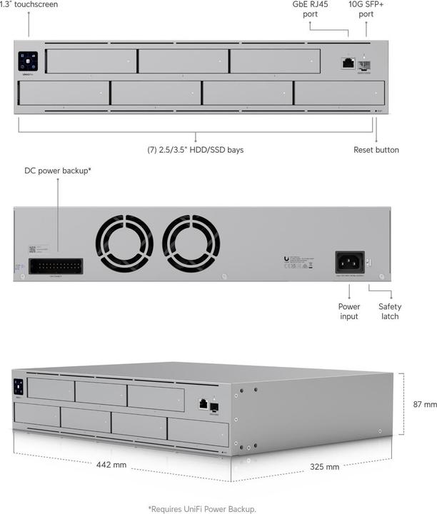 Produktbild Ubiquiti UNAS Pro (0 TB)