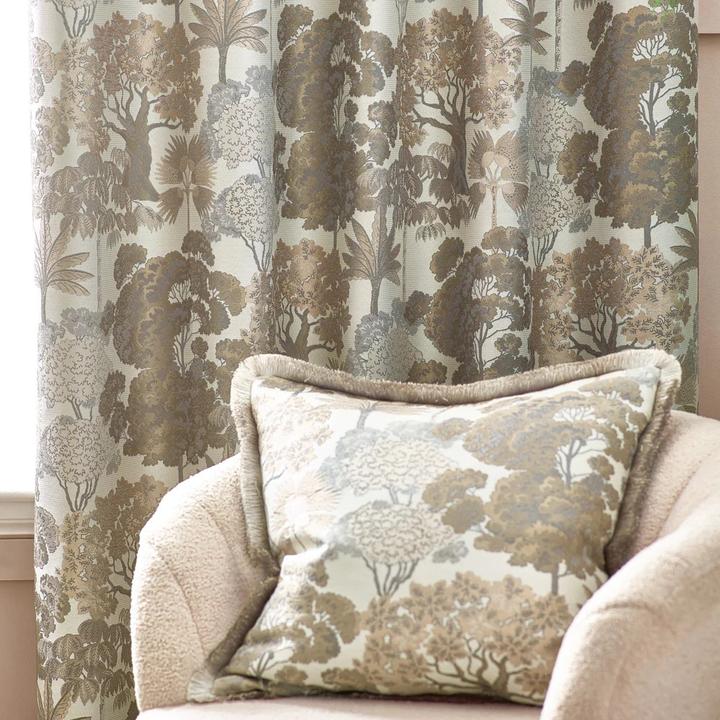 Immagine prodotto Wylder Woodlands Jacquard Floreale Tende con Occhielli (117 x 137 cm)