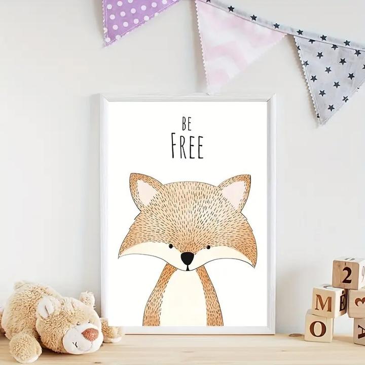 Produktbild Cbx Waldtiere Poster auf Leinwand ungerahmt 6 Stück