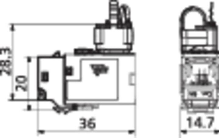 Produktbild Metz Connect Keystone Modul CAT 6A (Keystone Modul)