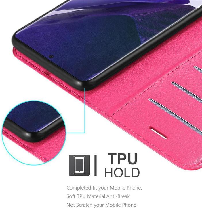 Actual product image Cadorabo Book with stand function cover (Samsung Galaxy Note 20+)