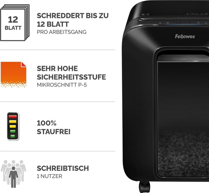 Immagine prodotto Fellowes Powershred LX201 (Microtaglio)