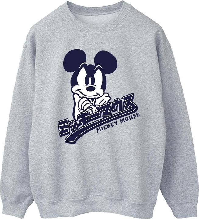 Actual product image Disney Mens Mickey Mouse Japanese Sweatshirt (S)