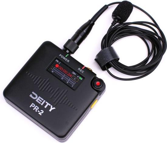 Actual product image Deity PR-2 Stereo Pocket Recorder with Lavalier Mic