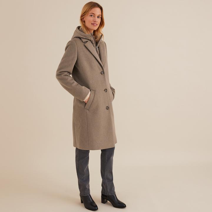 Image du produit Anne Weyburn Wintermantel mit abnehmbarer Kapuze (46)