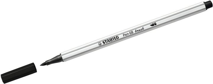 Image du produit STABILO Pen 68 brush Stylo feutre Premium (Noir, 1 x)