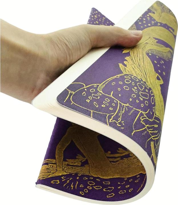 Actual product image Paperblanks Notebook Lang's Fairy Books A4, lined, gold / purple (A4, Lined, Soft cover)