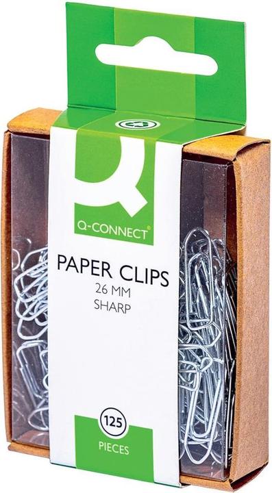 Produktbild Q-Connect Büroklammern 26 mm 125 Stück