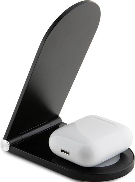 Produktbild Mercedes składana ład. indukcyjna 2w1 MEMFBGSLK 15W czarny/black Silver Star MagSafe (15 W)