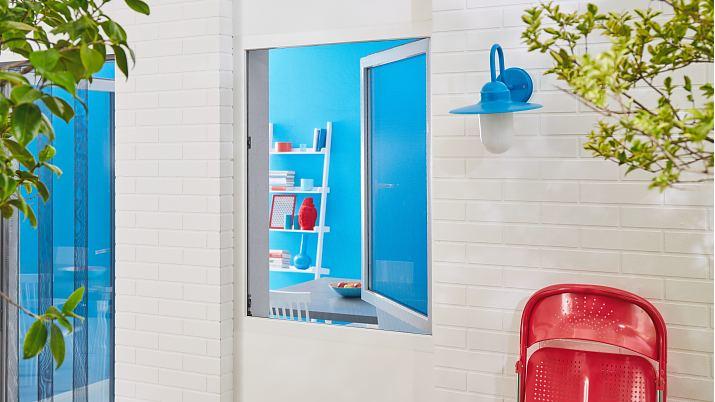Actual product image tesa Insect screen COMFORT for windows, with Velcro tape, self-adhesive, without drilling (130 x 130 cm)