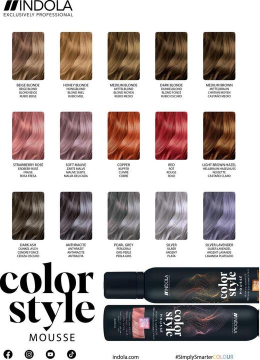 Immagine prodotto Indola Professione Colore Style Mousse cartella colori