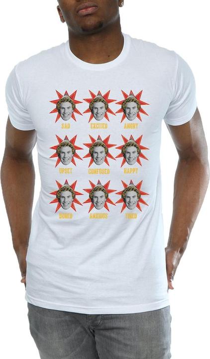 Actual product image Elf Mens Buddy Moods T-Shirt (L)