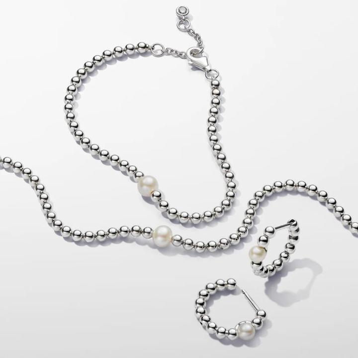 Produktbild Pandora Armband Treated Freshwater Cultured Pearl & Beads (16 cm, Sterling Silber 925er)