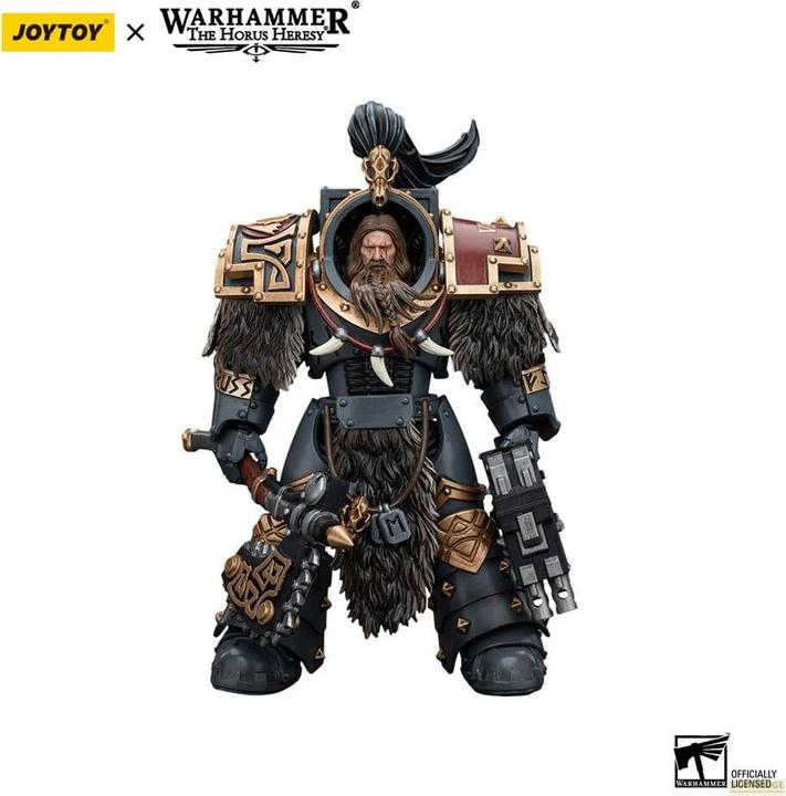 Actual product image Joy Toy Warhammer The Horus Heresy Action Figure 1/18 Space Wolves Varagyr Wolf Guard Squad Varagyr