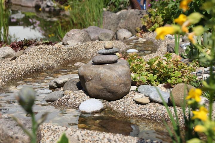 Immagine prodotto Aquagart Steinfolie 16m x 0,6m breit Für Bachlauf Ufer Teichfolie Teich Folie Sandfarben