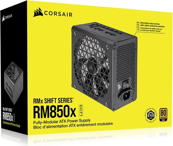Actual product image Corsair RM850x SHIFT 80 PLUS Gold (850 W)