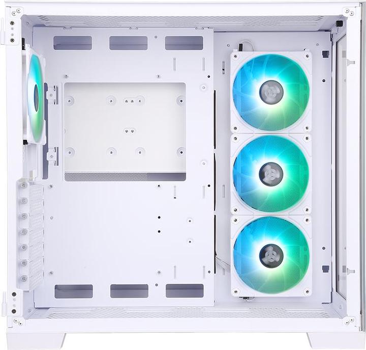 Produktbild Itek Boitier Moyen Tour ATX Dark Cave RGB avec panneau vitré (Blanc) (ATX, mATX, Mini-ITX)