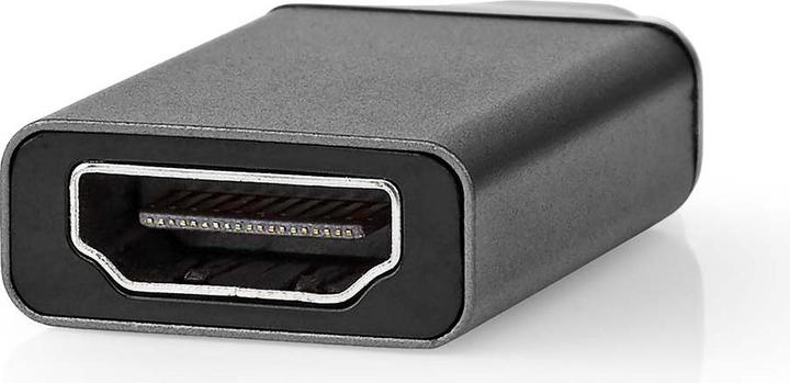 Produktbild Nedis USB-C™ Adapter | USB 3.2 Gen 1 | USB-C™ Stecker | HDMI™ Ausgang | 4K@60Hz | Rund | Vernickelt (USB Typ-C, 2.20 cm)