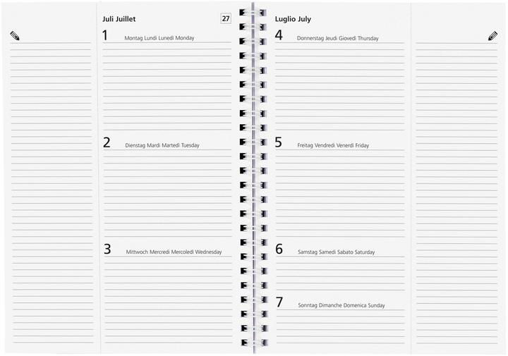 Biella Business Agenda Poly Table (14.8 x 20.8 cm)