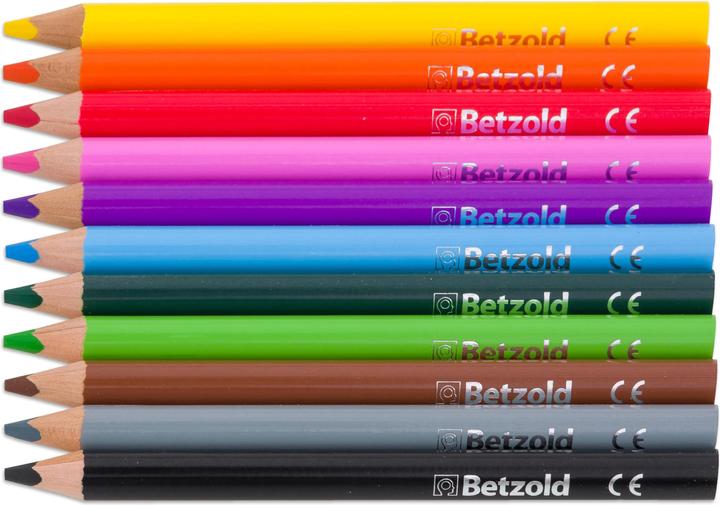 Produktbild Betzold 144 dicke Dreikantstifte, 17,5 cm lang (Mehrfarbig, 1 x)
