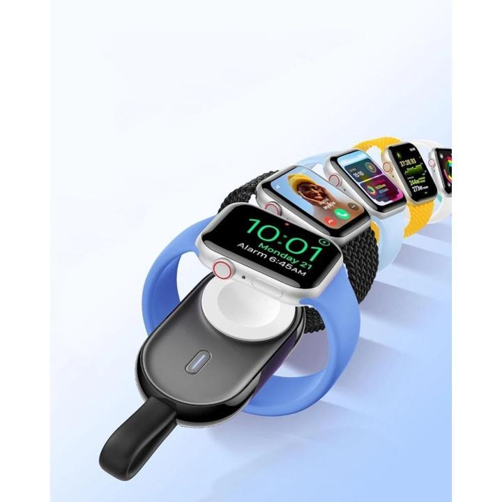 Actual product image Veger Power bank powerbank 1200 mAh for watch compatible with Apple Watch Pomme (W0102) black (1200 mAh, 2.50 W)