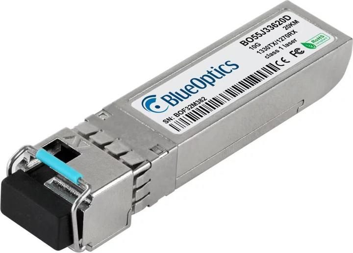 Produktbild BlueOptics Extreme Networks 10GB-BX10-U-20 kompatibler SFP+ BO55J27620D