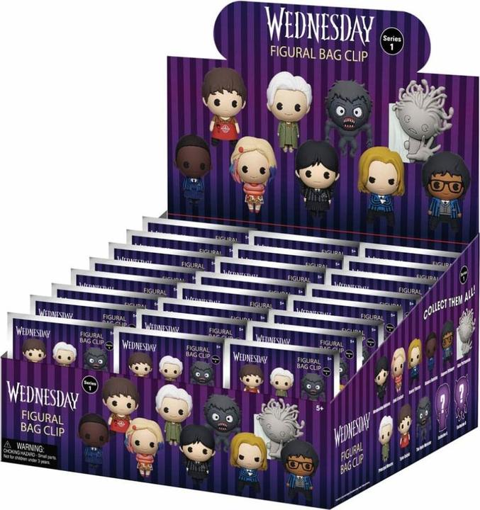 Produktbild Monogram Int. Wednesday PVC-Taschenanhänger Series 1 Display (24)