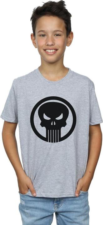 Actual product image Boys The Punisher Skull Circle T-Shirt (116)