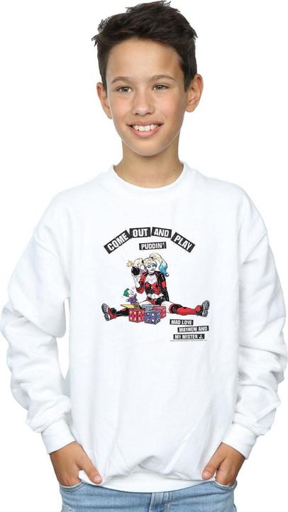Image du produit - Sweat HARLEY QUINN COME OUT AND PLAY - Garçon (140, 146)