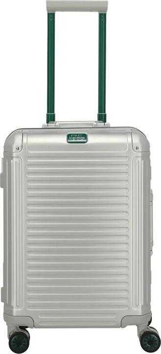 Travelite Next - Trolley S, Silber-Grün (39 l, Handgepäck (bis 50l))