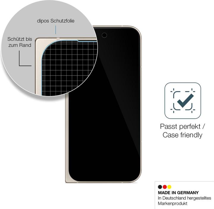 Produktbild Dipos Anti-Shock Displayschutz 9H (1 Stück, Google Pixel 9 Pro Fold)